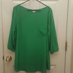 Green blouse